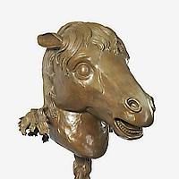 click 4 full view Zodiac Heads, Horse