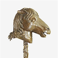 click 4 full view Zodiac Heads, Horse